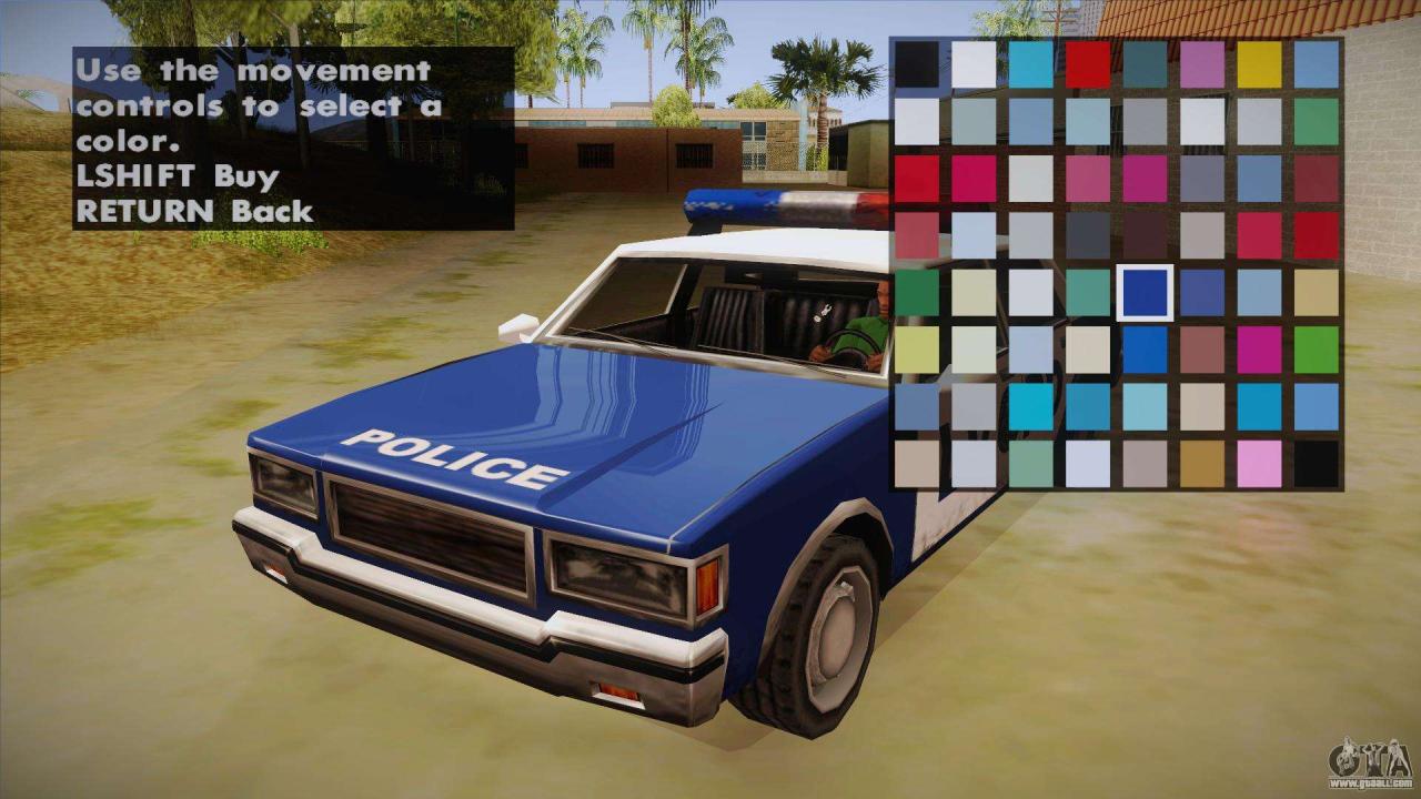 Cara mendapatkan semua mobil di GTA San Andreas PS5