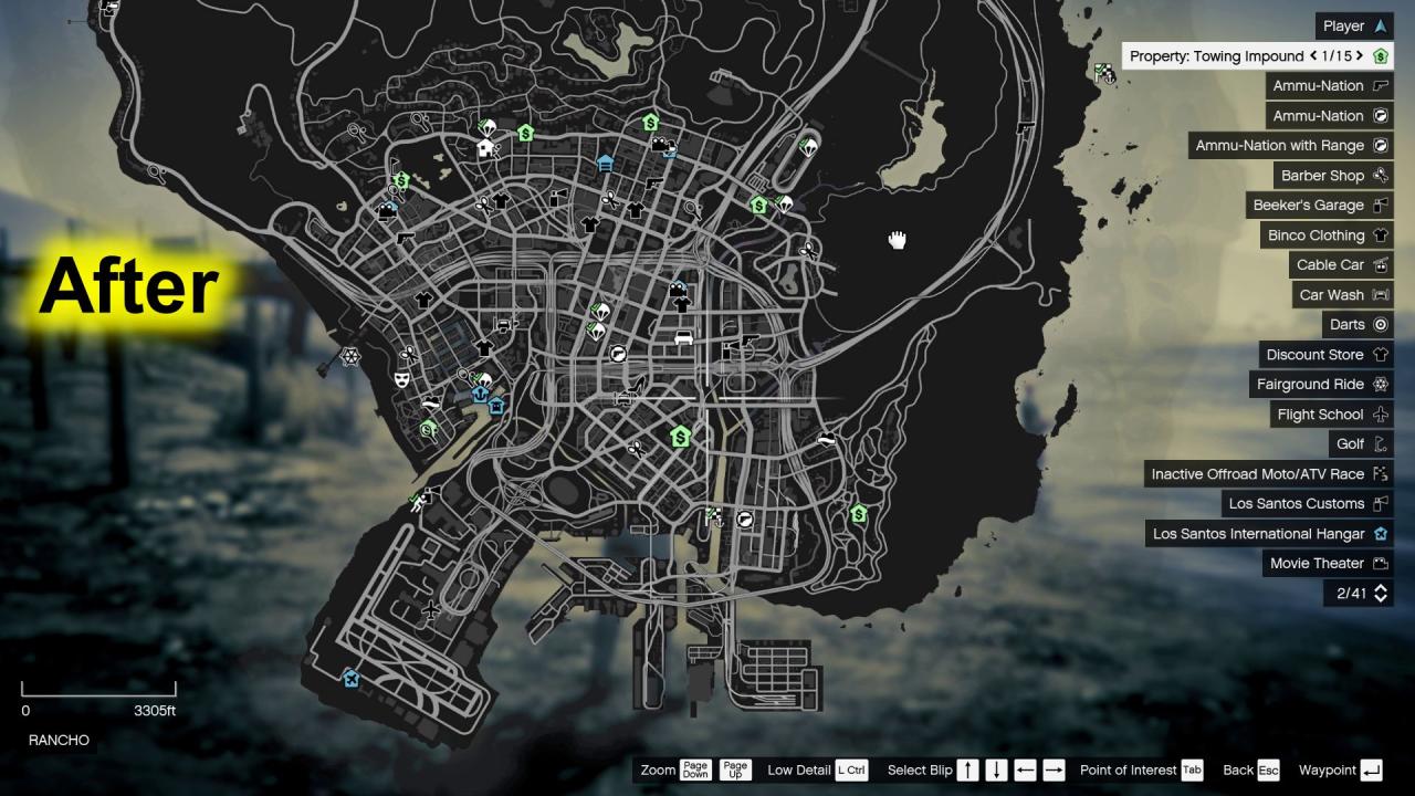 Cara membuka map lengkap di GTA