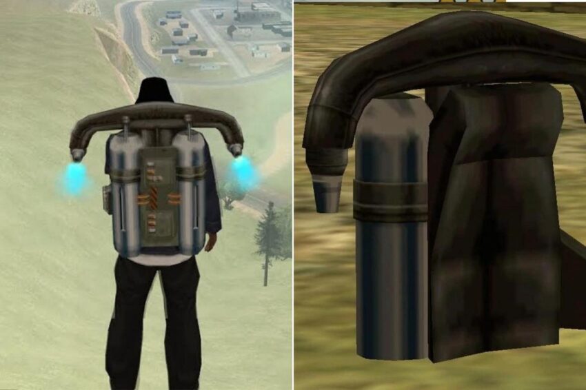 Cara menggunakan jetpack di GTA San Andreas PS5