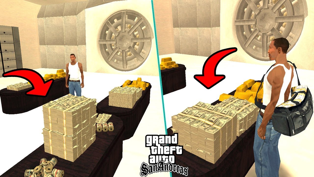 Cara merampok bank di GTA San Andreas PS5