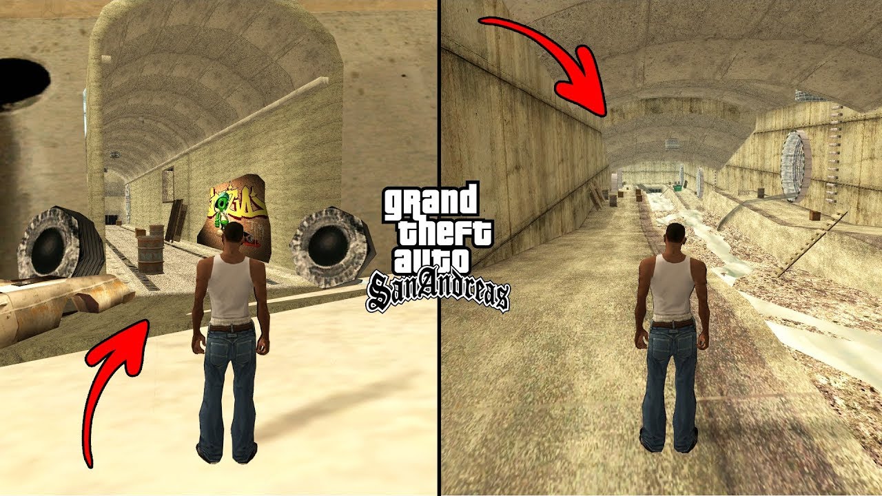 Lokasi rahasia di gta san andreas