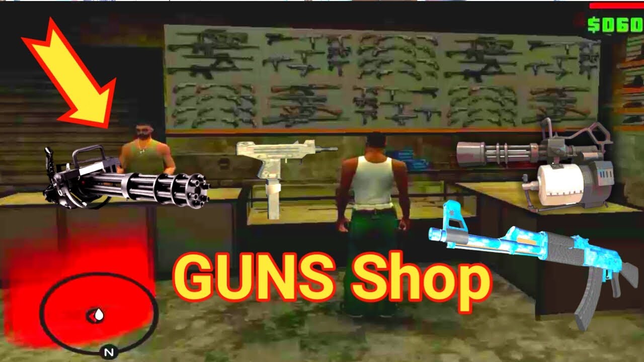 Gta andreas san weapons hidden secret