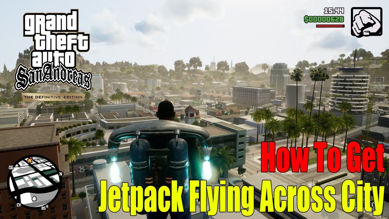 Cara menggunakan jetpack di GTA San Andreas PS5