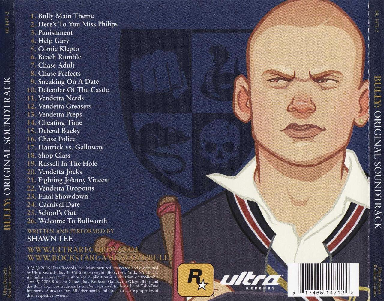 Bully PS2 musik dan soundtrack yang digunakan