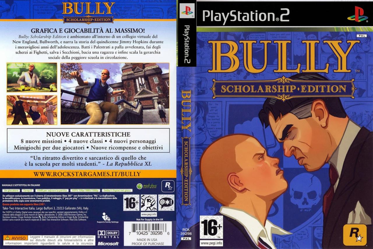 Bully PS2 cheat untuk membuka semua pakaian