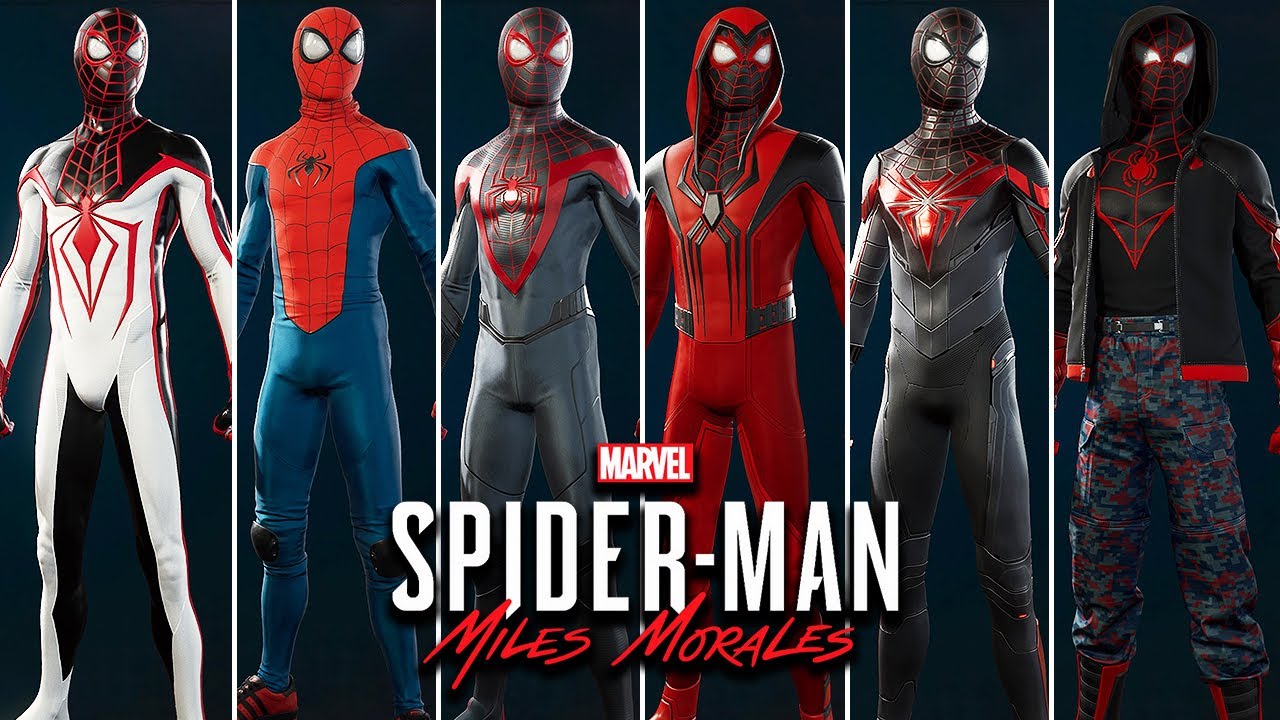 Marvel’s Spider-Man: Miles Morales: semua kostum Spider-Man di Miles Morales?