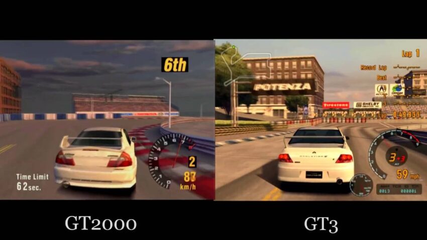 Perbedaan antara Grand Turismo 2 dan Grand Turismo 3 PS2