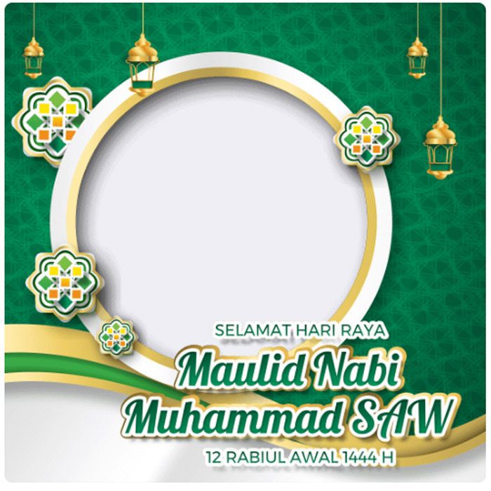 Ini 20 Twibbon Maulid Nabi 2024 Terbaru Gratis Cocok Buat WA