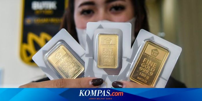 Rincian Harga Emas Antam Hari Ini, Turun Rp 4.000