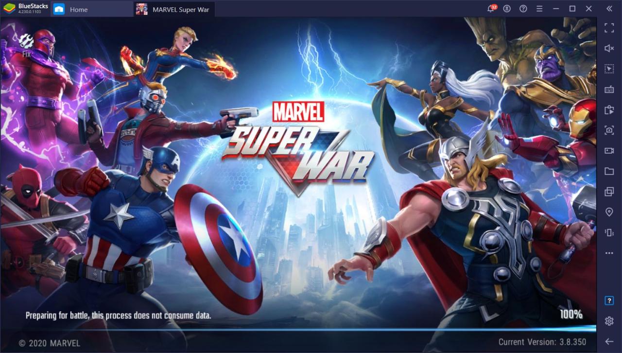 Daftar hero terkuat di Marvel Super War