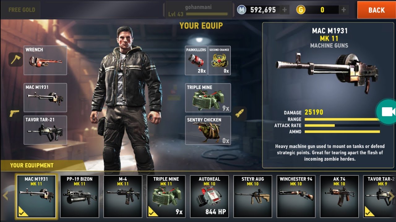 Dead Trigger 2 cara mendapatkan senjata terbaik