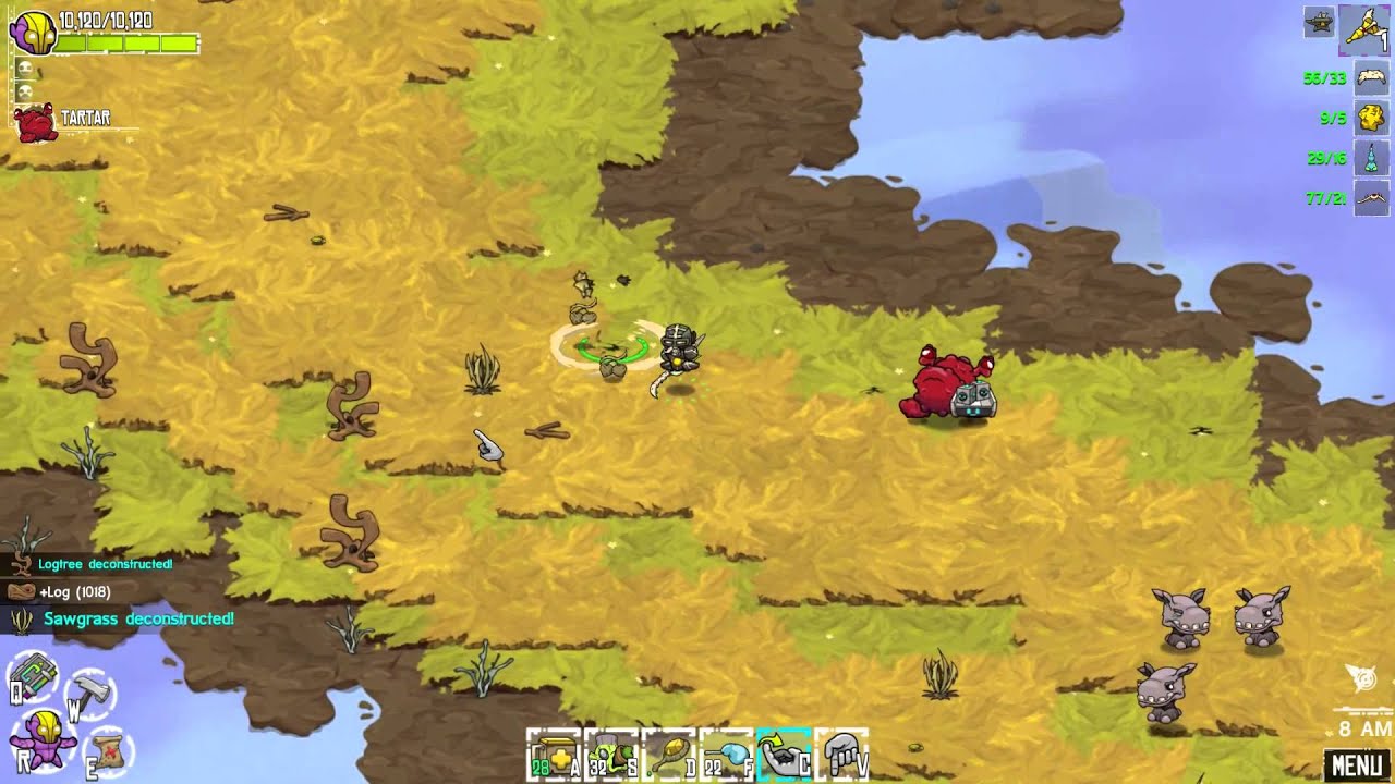 Crashlands tips dan trik untuk bertahan hidup