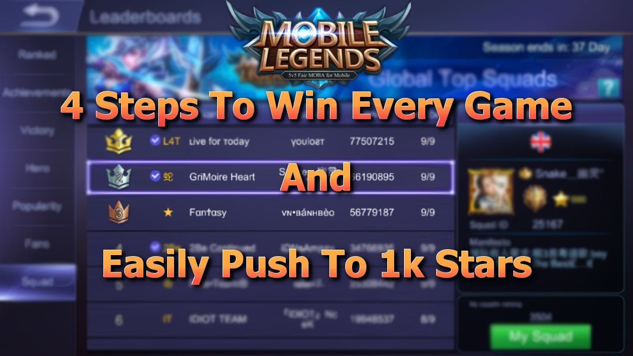 Strategi terbaik untuk memenangkan pertandingan Mobile Legends