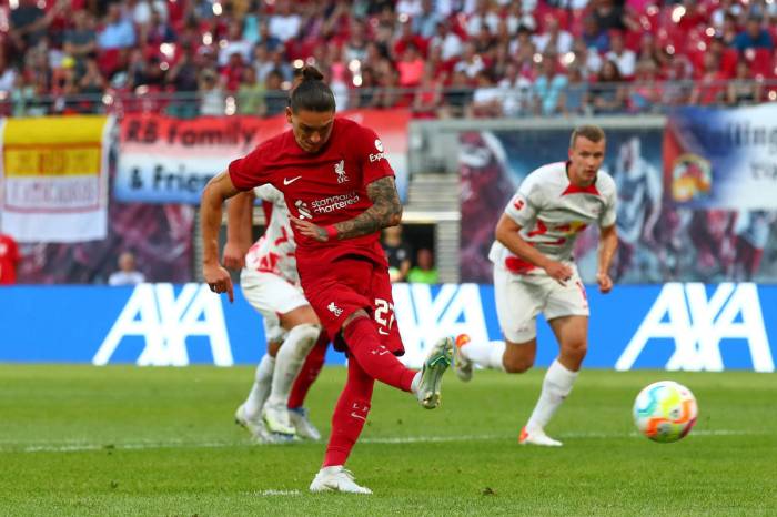 CHUTOGEL RB Leipzig Vs Liverpool: Darwin Nunez Cs Menang Tipis 1-0