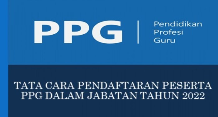 CHUTOGEL - Persyaratan dan cara mendaftar PPG