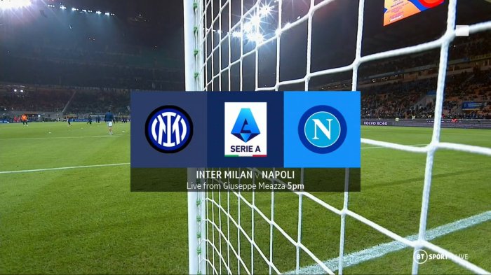 CHUTOGEL - Analisis pertandingan Inter vs Napoli