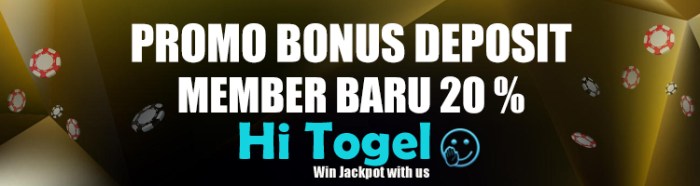 Bonus deposit pasaran Malaysia CHUTOGEL