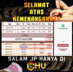 CHUTOGEL | Promo tambahan deposit CHUTOGEL hari ini